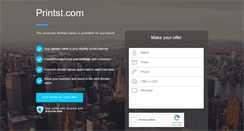 Desktop Screenshot of printst.com